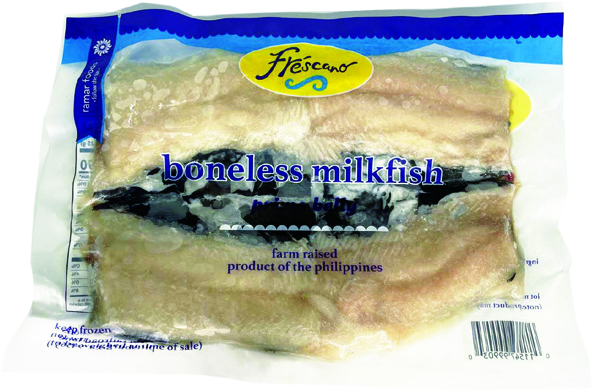 Frescano Milkfish Belly, Premium Cut (Descaled) package