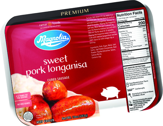 Magnolia Sweet Pork Longanisa package